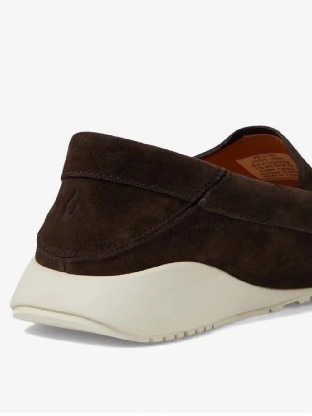 OLUKAI Men's Ka'a Brown Italian Suede Slip On Loafer--NEW--12